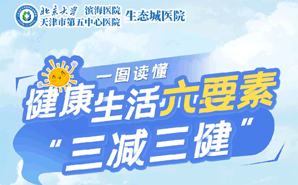 什么是“三减三健”？一图看懂健康生活六要素